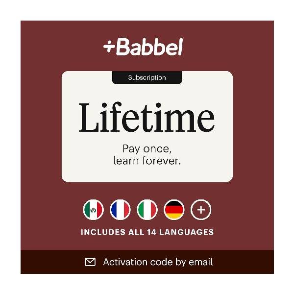 Babbel Lifetime Subscription, All Languages