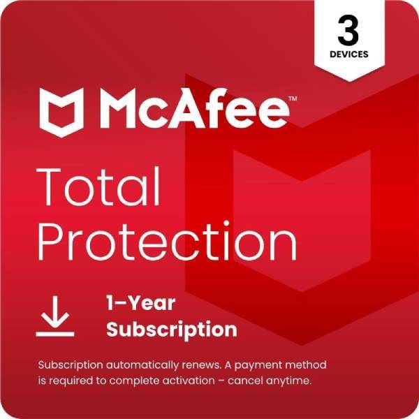 McAfee Total Protection, 3 Devices